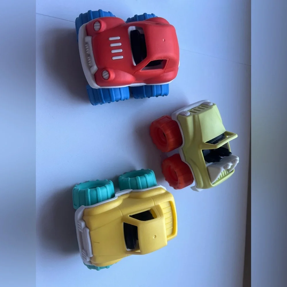 Truck Set- 3pk - Gigglescape™:Plastic Toy Vehicle Playsets, Non-Powered, Ages 2+